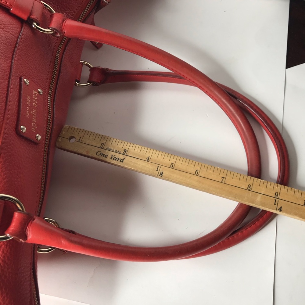 KATE SPADE LEATHER SATCHEL - Picture 8 of 14